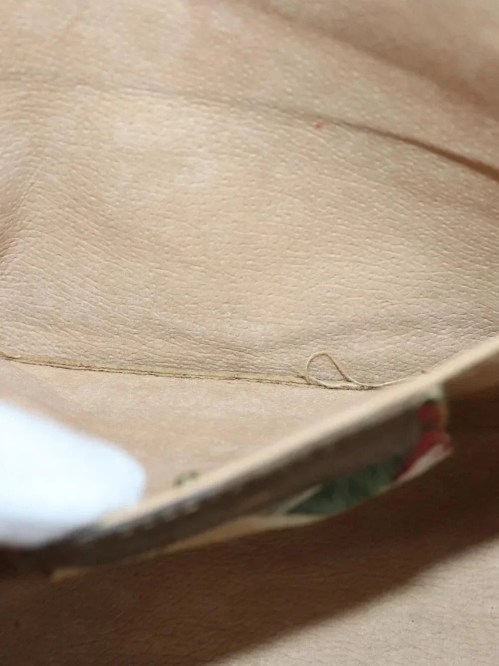 GUCCI GG Supreme Web Sherry Line Clutch Bag PVC Beige Gold 89 01 030 Auth 84639 - Picture 14 of 16